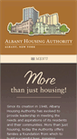 Mobile Screenshot of albanyhousing.org